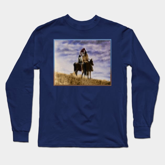 Indians Long Sleeve T-Shirt by rgerhard